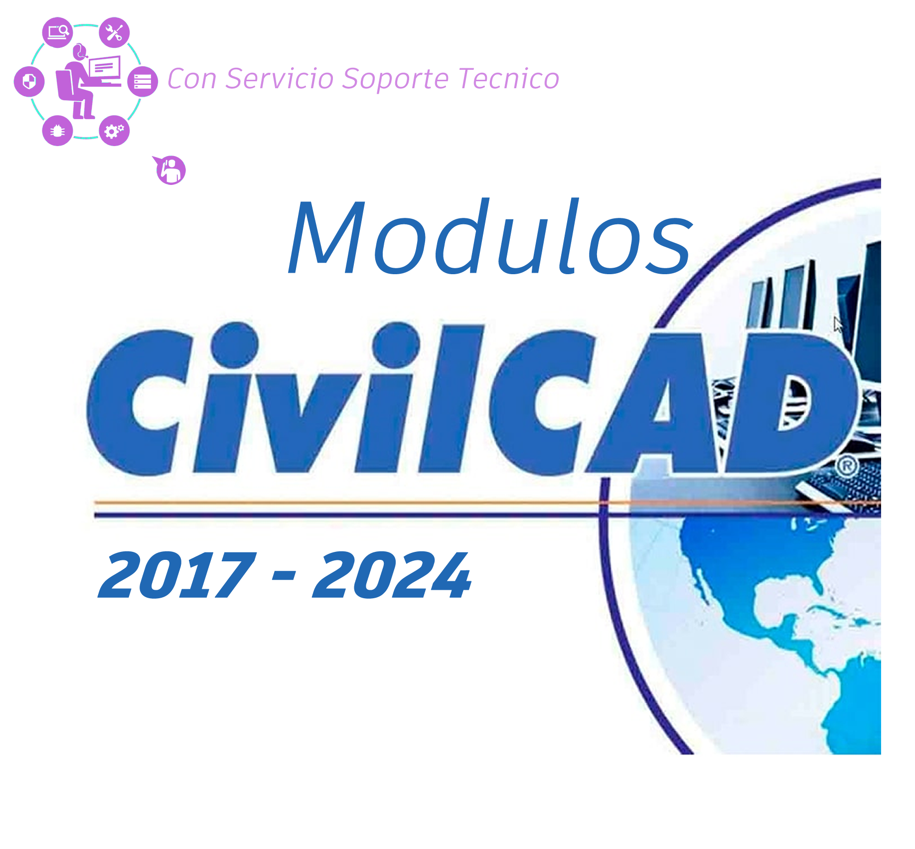 Módulos CivilCAD para AutoCAD
