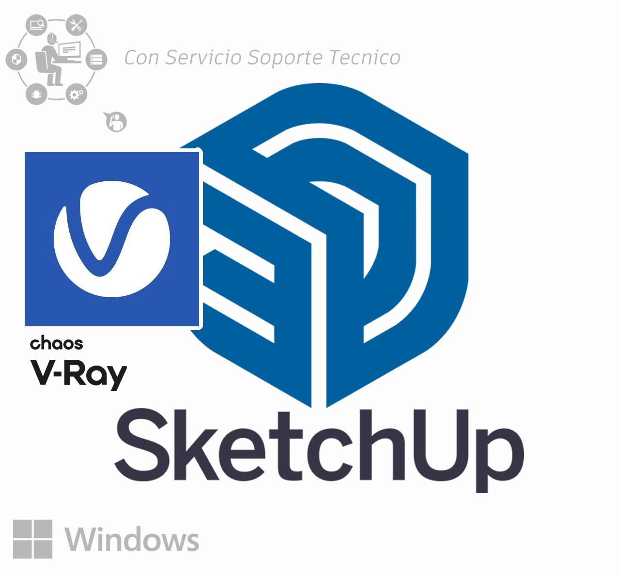 SketchUp Pro 2023 con VRAY